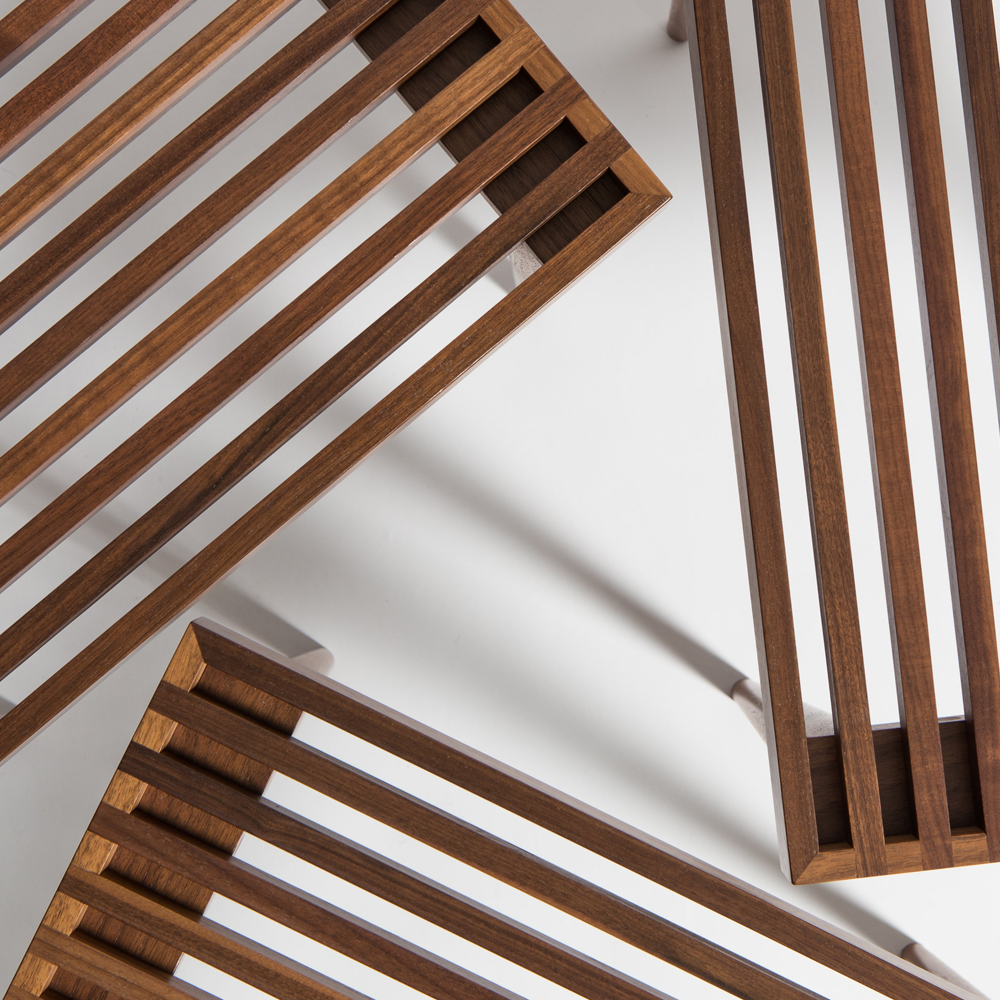 Slatted Stacking Tables