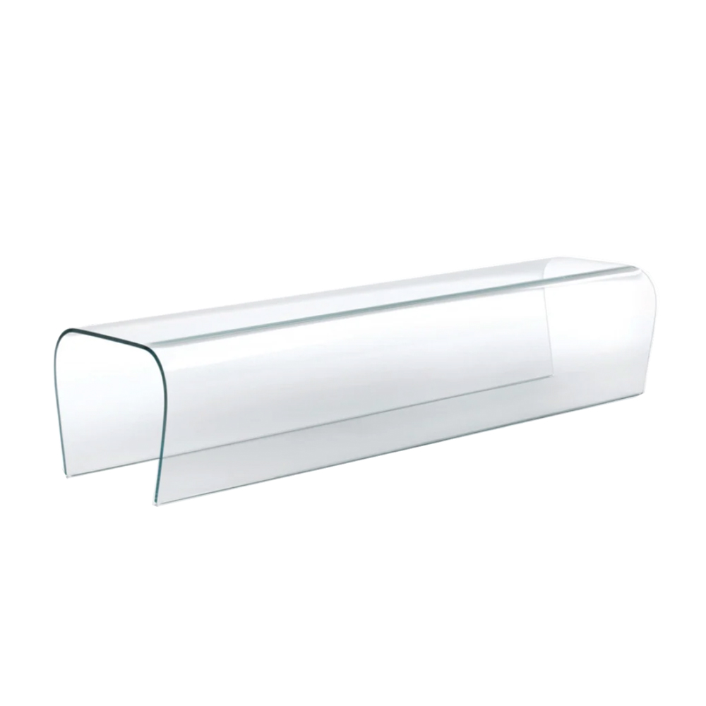 Bent Glass Bench