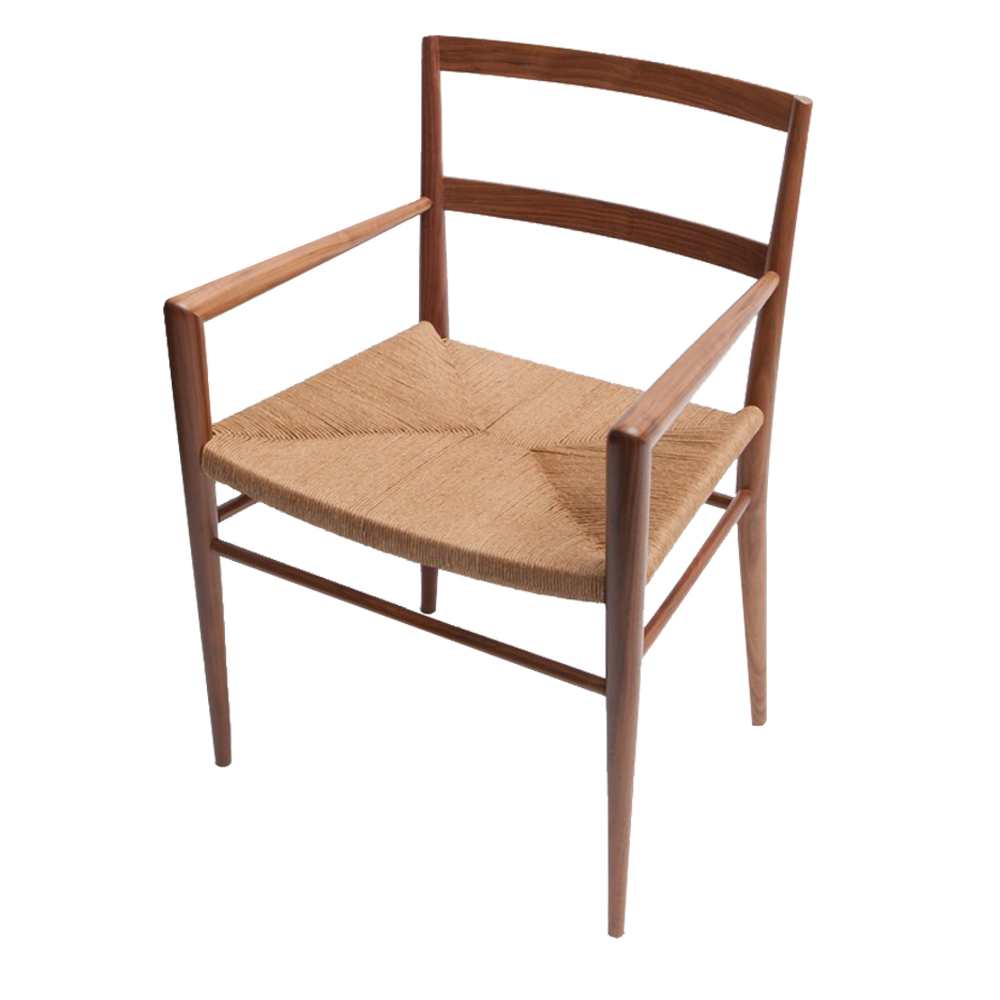 Woven Rush Dining Armchair