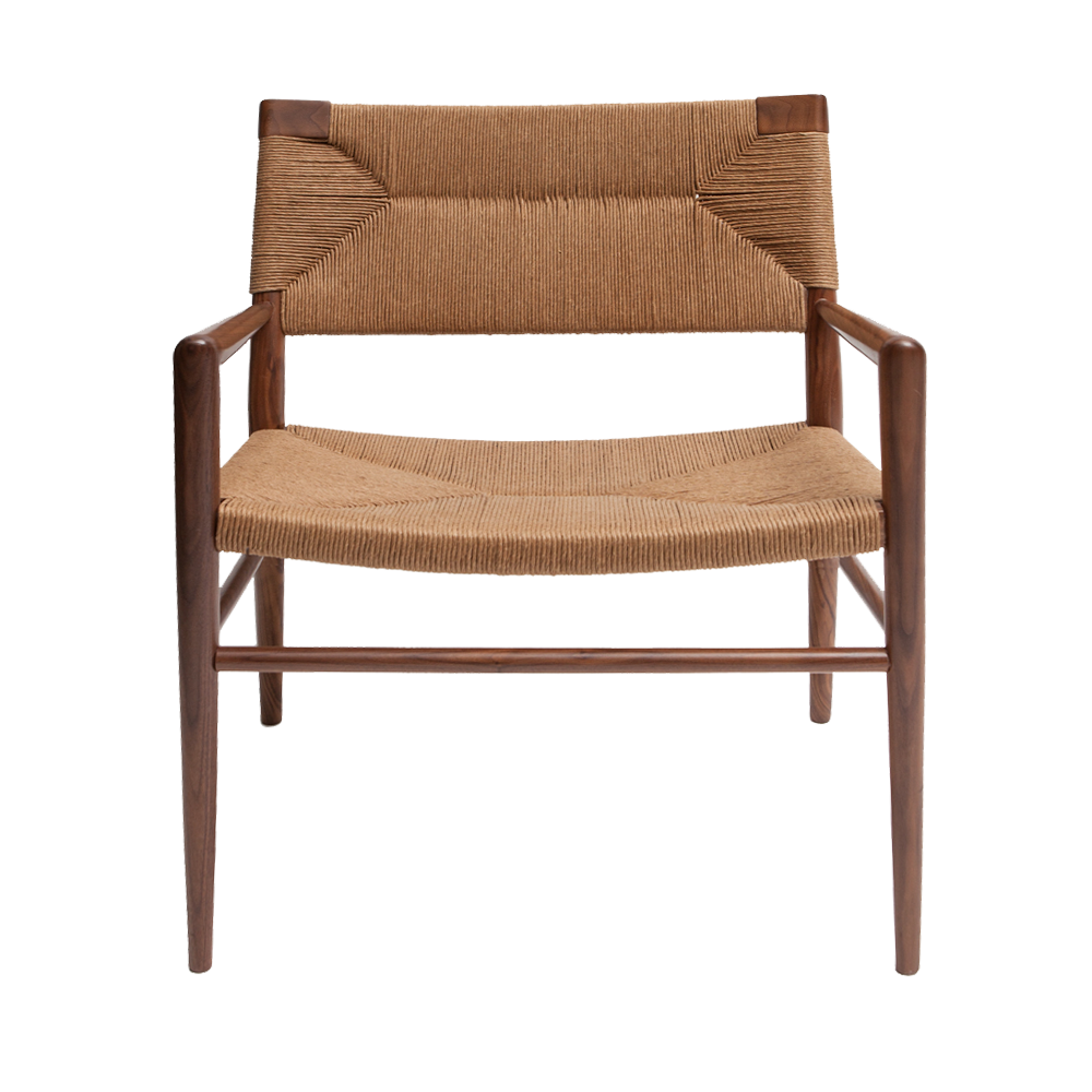 Woven Rush Lounge Chair