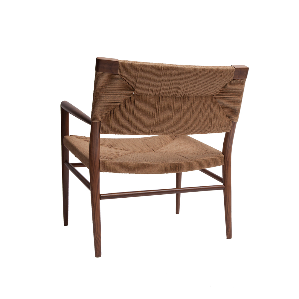 Woven Rush Lounge Chair